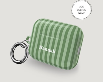 Striped Earpod Case Gen 2 Earbuds Case Customized Gift For Sister In Law Gift For Teenage Girl Accessories For Phone Accessories Teen Gift