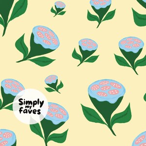 Modern en funky naadloos bloemenpatroon | Digitale achtergrond met zachte bloei | Stofontwerp voor commercieel gebruik | Botanische wandbekleding