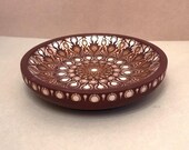 Hand Painted Mandala Bowl: Unique Dot Art peice