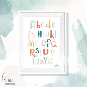 Alphabet Poster,Lernposter,Montessori,Kinderzimmer Poster,Kinderzimmer Poster,Kinderzimmer Poster,DIGITAL DOWNLOAD,Kinderzimmer Poster