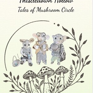 Maus Märchenbuch PDF zum selbst ausdrucken-  Die Nadel gefilzten Mäuse Begleiterbuch, Cottagecore Tiergeschichten
