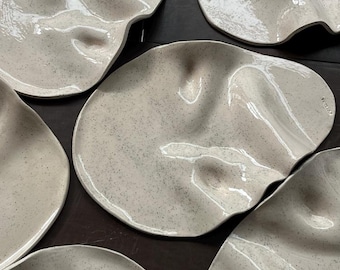 Handmade Ceramics Stoneware Charcuterie Board Serving Plate