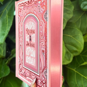 Reading Journal Petal Pink | Beautiful Gold Foil Book Journal | Gifts for Book Lovers | Reading Tracker | Book Club Gift for Readers image 2