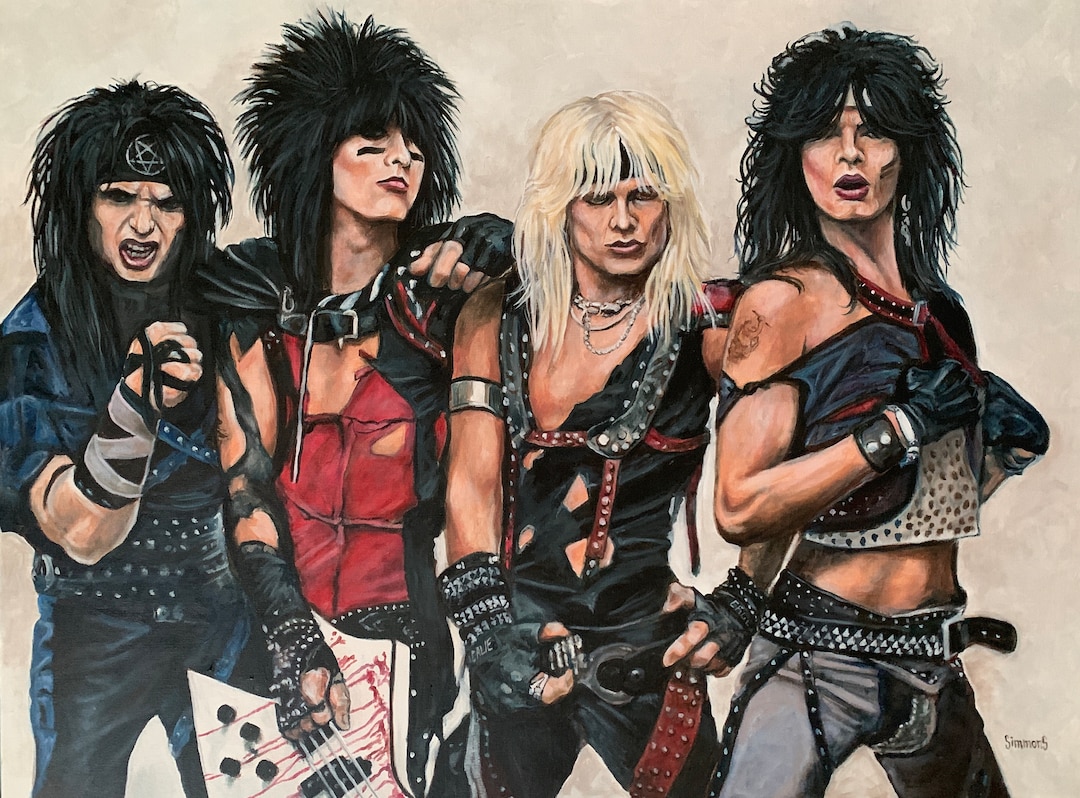 Motley Crue Art Print “shout” - Etsy