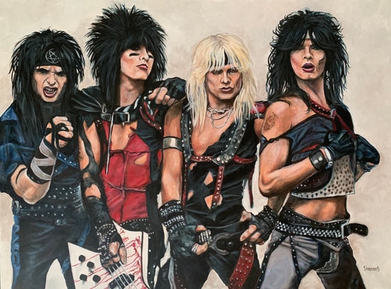 Motley Crue Art Print shout -  Australia