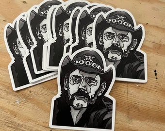 Lemmy Motörhead sticker decal