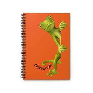 Spiral Notebook Vibrant Gecko - Perfect for Students, Journaling, Gifts, Back to School, and Nature Lovers
