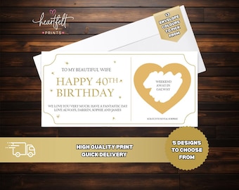 Personalized Birthday Scratch Card: Surprise Trip Reveal, Custom Message