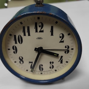 Vintage PRIM Mechanical Alarm Clock - Czechoslovakia 80s - Working Condition