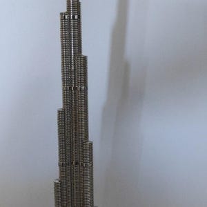 Burj Khalifa | Landmark Dubai | Skyscraper | 3D Metal | 25 cm