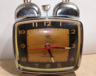 Vintage Shanghai Diamond Double Bell Alarm Clock – 7