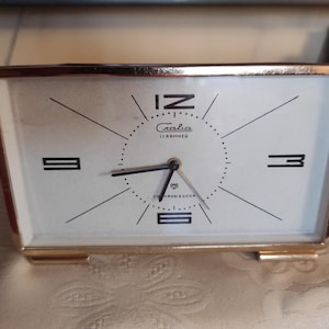 Alarm clock,Soviet Alarm clock &quot;SLAVA&quot;,Vintage alarm clock,from USSR