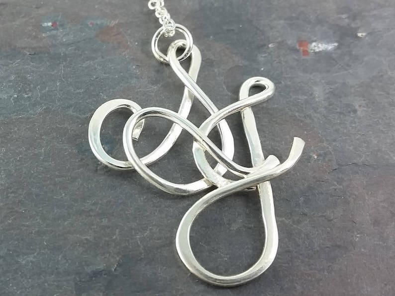Sterling Silver Two Initial Necklace with Option of up to two 4mm Lab Created or CZ Birthstones of your choice