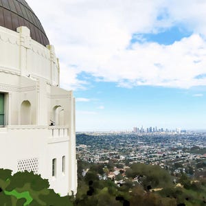 Griffith Observatory, Los Angeles – Digital Wall Art Download