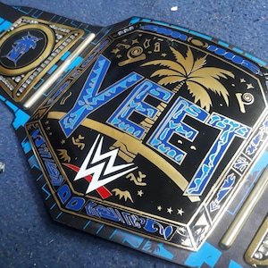 Yeet Wrestling Championship Belt Custom | WWE Replica | Personalized Wrestling Belt Light | Leather Strap Title