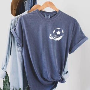 Soccer T-Shirt, Custom Soccer Shirt, Soccer Graphic Tees, Soccer Mom Shirt, Soccer Player Gifts, Sport Shirt, Soccer Outfit