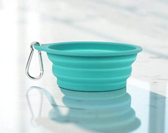 Collapsible Silicone Dog Bowl: Eco-Friendly Travel Pet Feeding