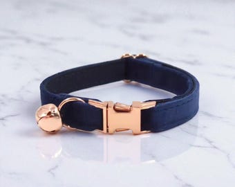 Collare per cani in morbido velluto – Elegante collare regolabile per animali domestici