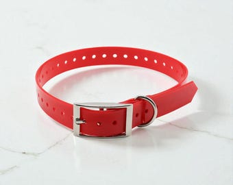 Waterproof BioThane Dog Collar – Durable, Odor-Free, Adjustable