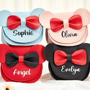 Personalized Minnie Mouse Purse Gift,Custom Purse For Girl,Kid Crossbody Bag,Girl Handbag,Little Girl Purse,Toddler Bag With Name,Girl Gifts