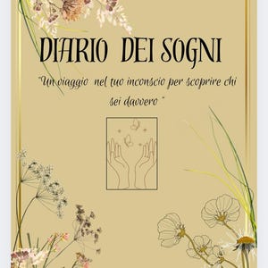 Diario dei sogni PDF formato B5 20pag.