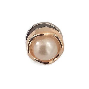 Gold Faux Pearl Modesty Brooch Pin - Vintage Brooch - Elegant Jewellery - Classic Pin - Women&#39;s Fashion Accessory