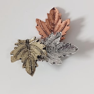 Leaves Autumn Brooch - Nature Inspired Accessory - Autumn Jewellery - Gift for Her - Leaf Brooch Pin