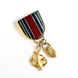 M.J. Enterprises Medallion Brooch