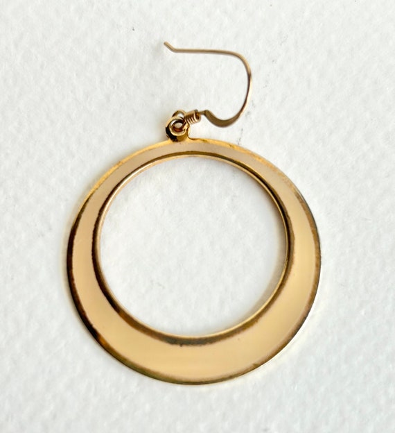 Beige and Gold Hoops - image 6