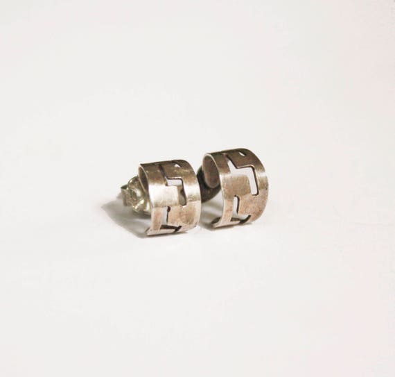 Mexican Nickle Silver Studs - image 3