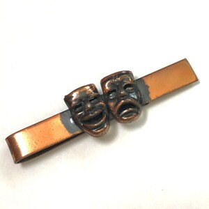 Vintage Kupfer Thespian Tie-Clip