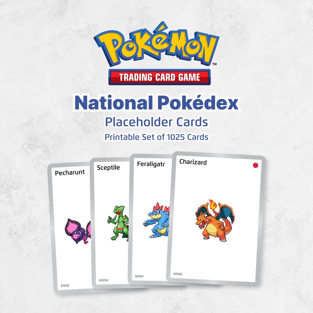 Gen1Collector ポケモンプレースホルダーカード 全国図鑑バインダー