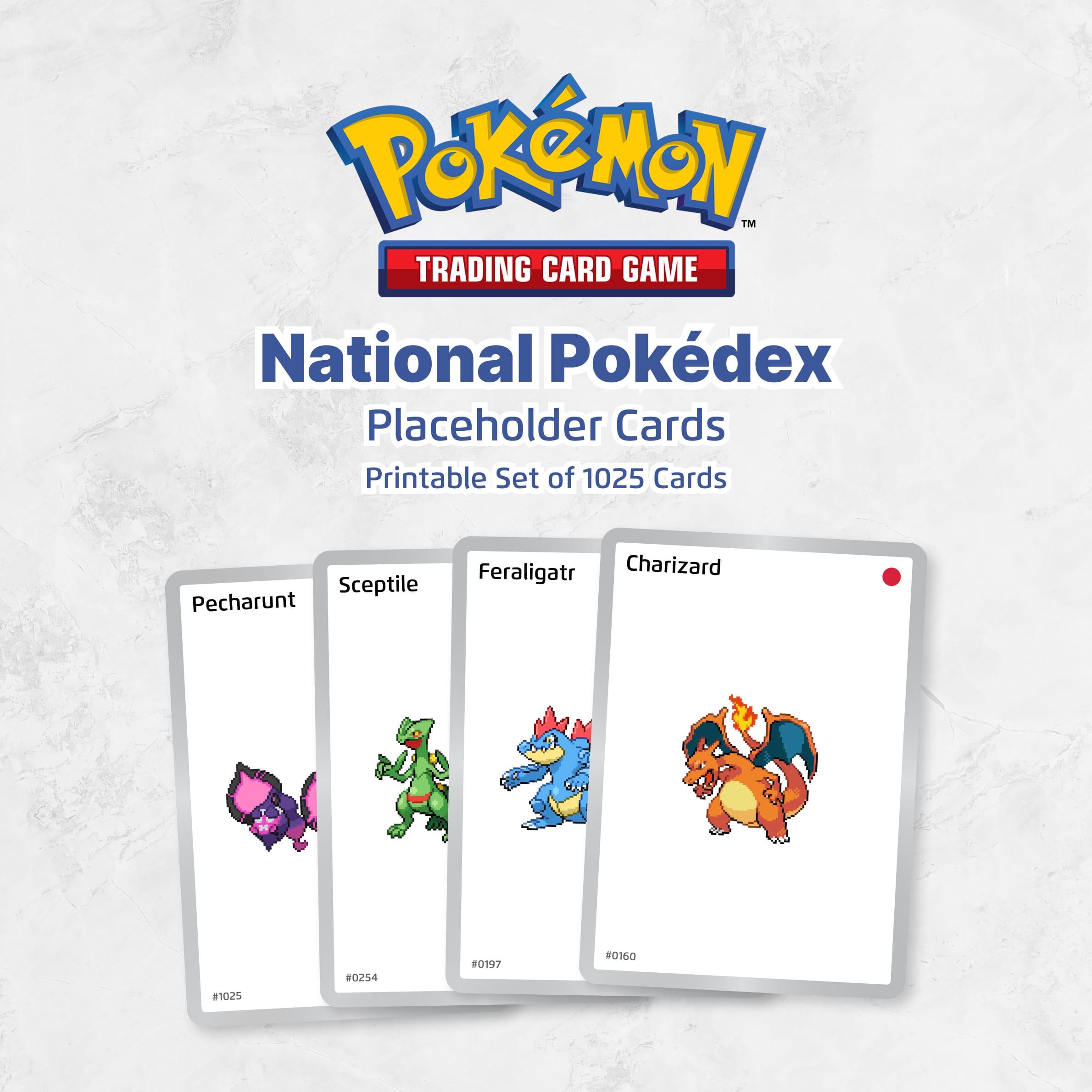 Gen1Collector ポケモンプレースホルダーカード 全国図鑑バインダー
