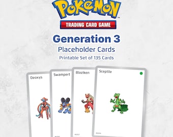 Gen1collector Pokmon Placeholder Cards Generation 1 Binder, Printable PDF - Etsy Gen1collector Pokmon Placeholder Cards Generation 1 Binder, Printable PDF - Etsy