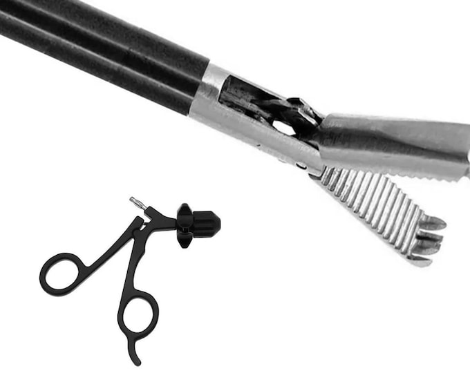 Snake Tooth Laparoscopic Grasper Forceps 5mmx330mm – Surgical Instrument | Precise Grip | Veterinary & Medical Use Laparoscopy Surgery