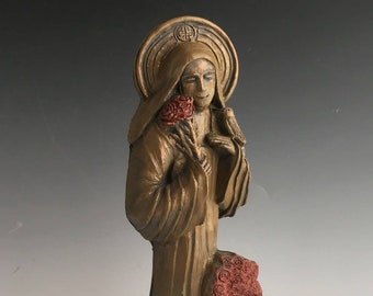 Handmade St. Therese Statue: The Little Way, "Holiness in Everyday Life"