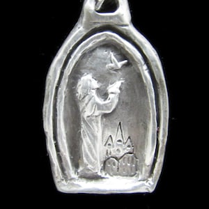 St Catherine of Siena, Patron of Nurses and Nursing Students, Handmade Medal