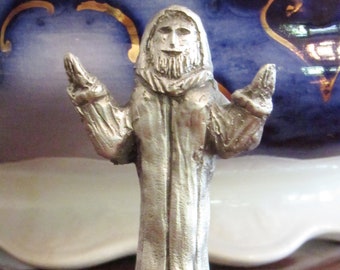 St Genesius: Patron of Actors, Actresses, Directors, Handmade Small Pewter Statue