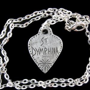St. Dymphna, Overcoming Anxiety and Worry, Handmade Necklace image 2