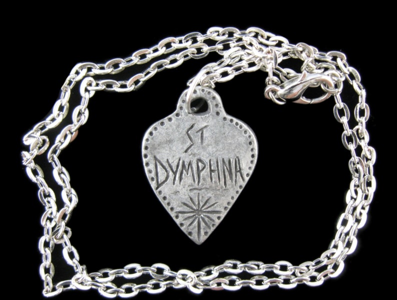 St. Dymphna, Overcoming Anxiety and Worry, Handmade Necklace image 2