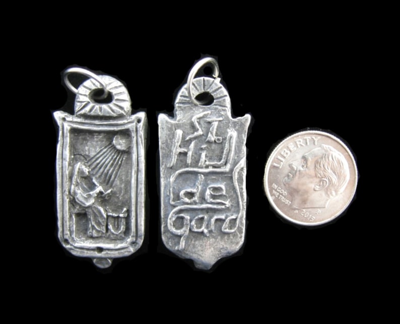 Hildegard of Bingen: Writers, Composers, Women Physicians; Handmade Pendant image 3