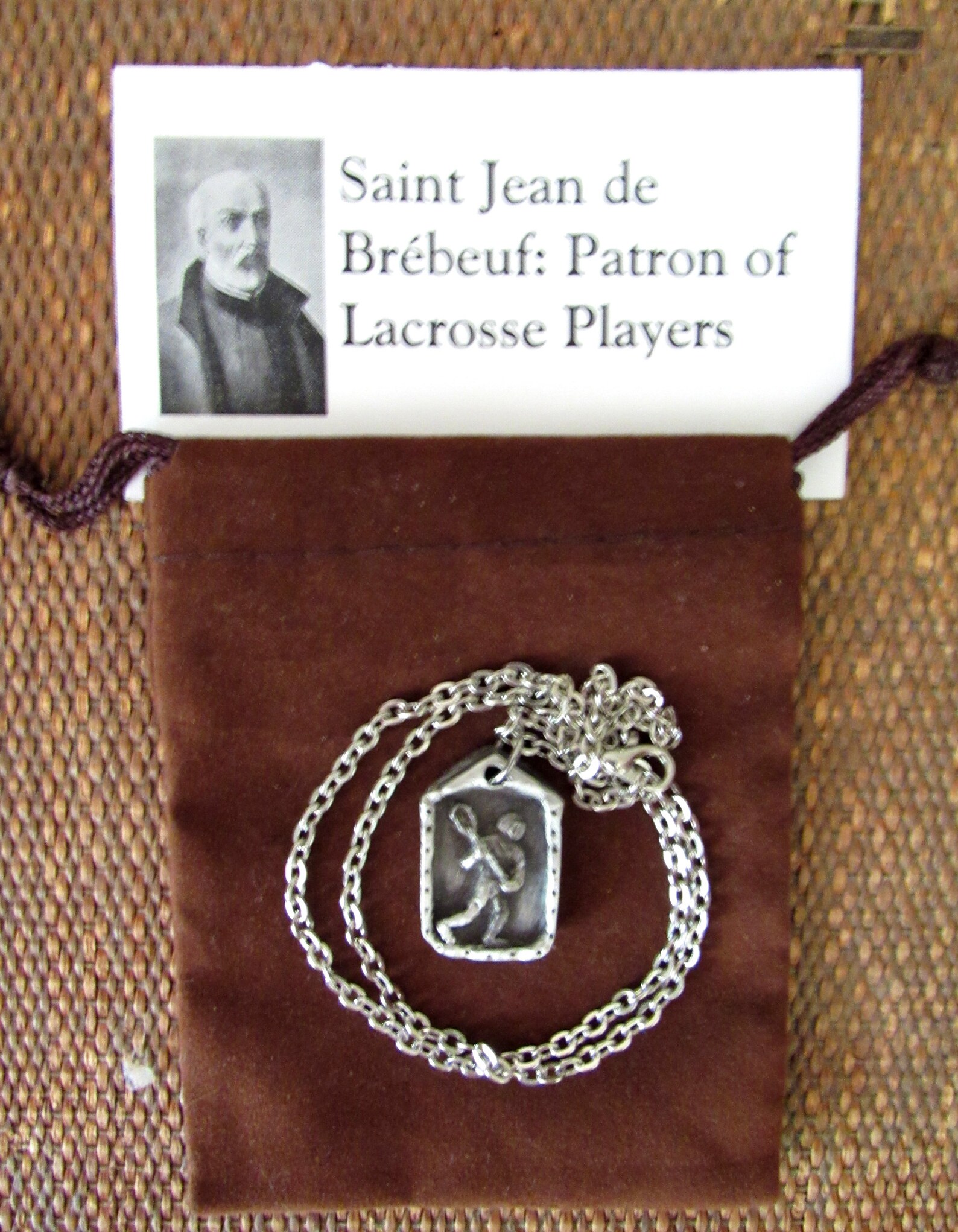 Patron of Lacrosse Players St. Jean De Brébeuf Handmade Etsy