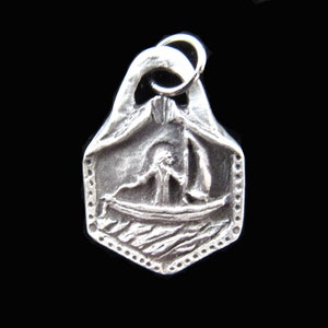 Handmade Medal, St Brendan: Patron of Sailors, Kayakers, Canoers, Divers