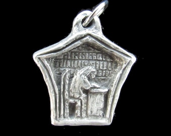 Handmade Medal of St. Isidore of Seville, Patron of IT Professionals, Scholars, Scientists