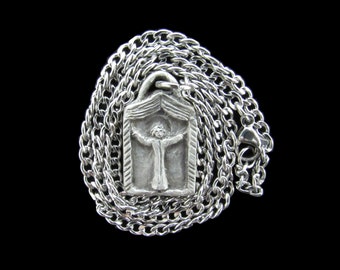 St. Genesius: Patron of Actors, Actresses, and Directors; Handmade Necklace