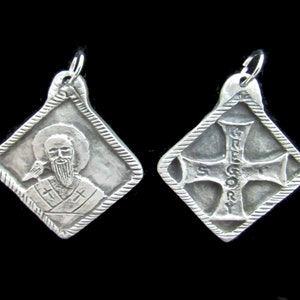 Handmade St. Gregory Medal: Patron of Teachers and Musicians