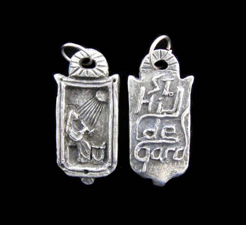 Hildegard of Bingen: Writers, Composers, Women Physicians; Handmade Pendant image 1