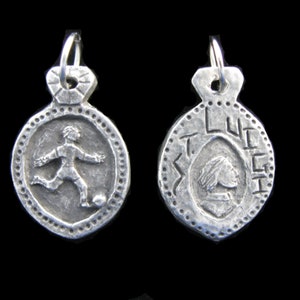St. Luigi Scrosoppi: Patron of Soccer Players/ Footballers, Handmade Medal
