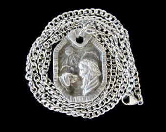 Patron Saint of Dogs and Dog Lovers: Handmade St Roch Medal (large size) on Chain