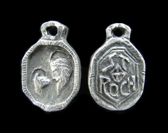Patron Saint of Dogs and Dog Lovers: Handmade St Roch Medal (small size)